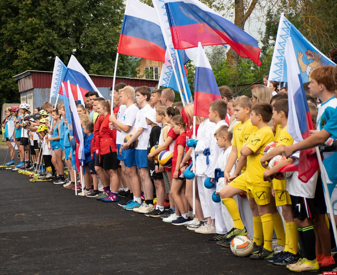 Праздник спорта прошел в Невеле в честь Дня физкультурника