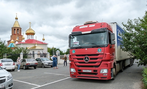 В Курск прибыла партия гуманитарной помощи