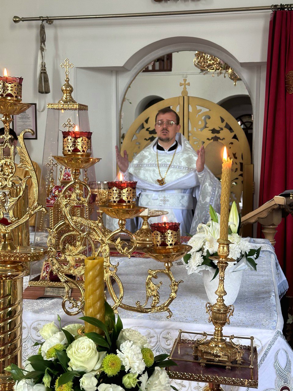 Праздник Преображения Господня в храме великомученика и целителя Пантелеимона г.Нижневартовска