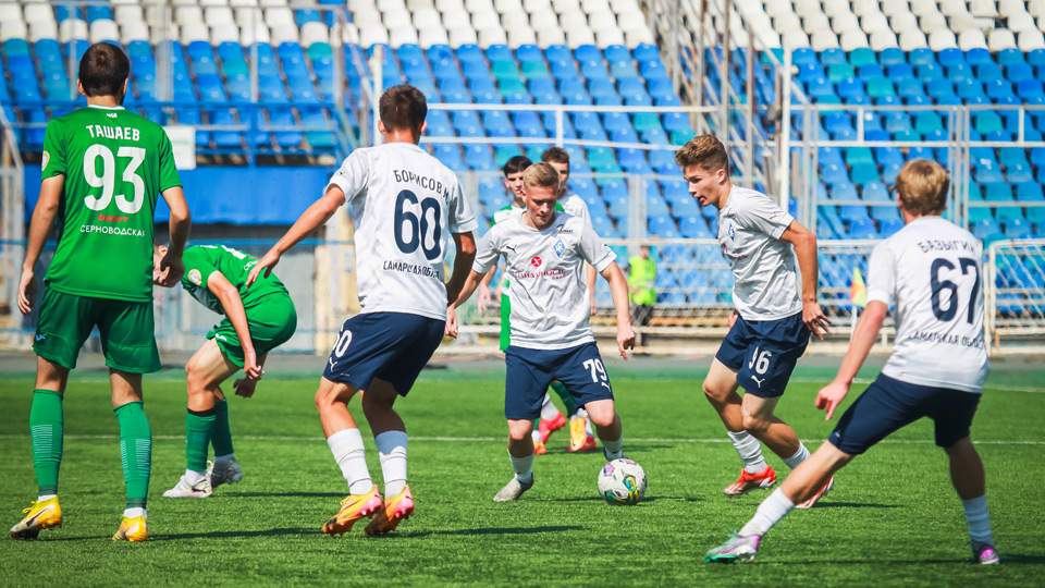 Молодежка «Крыльев» одержала разгромную победу над «Ахматом-М»