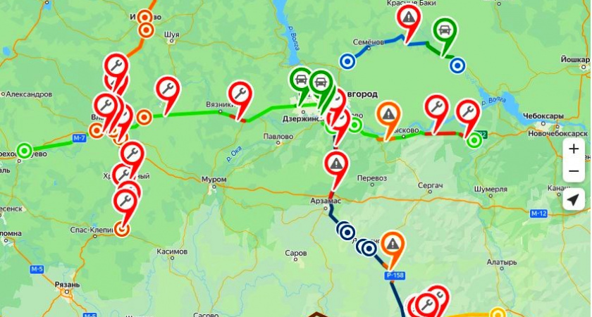 Упрдор предупреждает владимирцев об ограничениях на участках федеральных автодорог по 25 августа в связи с ремонтом