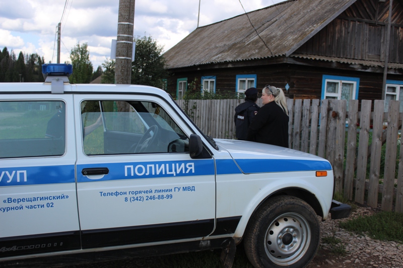 В Верещагинском городском округе полицейские посетили неблагополучные семьи