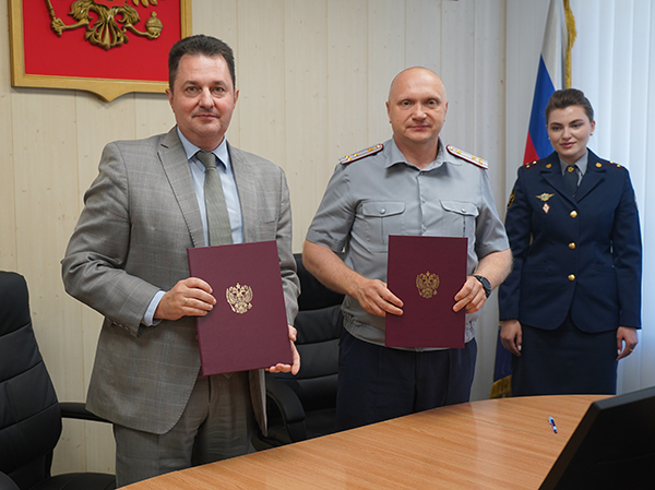 Подписано соглашение о сотрудничестве между УФСИН России по Владимирской области и региональным Отделением Фонда пенсионного и социального страхования Российской Федерации