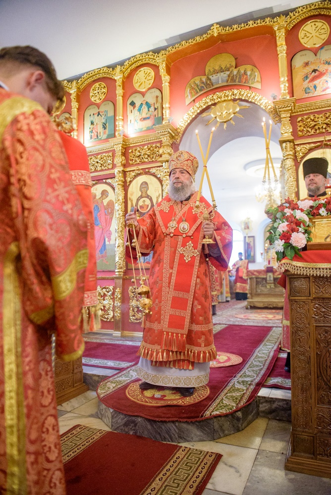 В день Усекновения главы Иоанна Предтечи митрополит Зиновий возглавил Божественную Литургию в храме при Саранской Духовной Семинарии