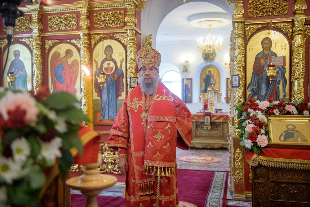 В день Усекновения главы Иоанна Предтечи митрополит Зиновий возглавил Божественную Литургию в храме при Саранской Духовной Семинарии