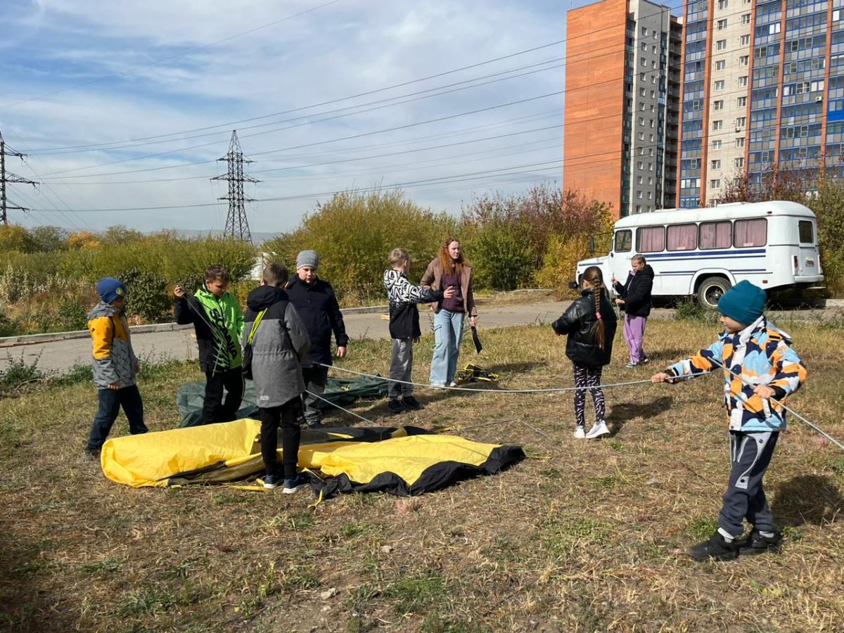 В Чите для детей воскресной школы Казанского кафедрального собора провели обучение по основам туризма