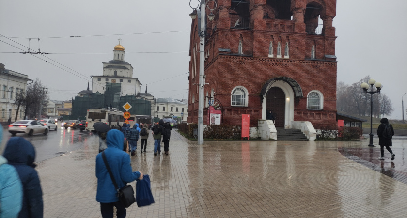 Во Владимирской области прогнозируются дожди и сильный ветер