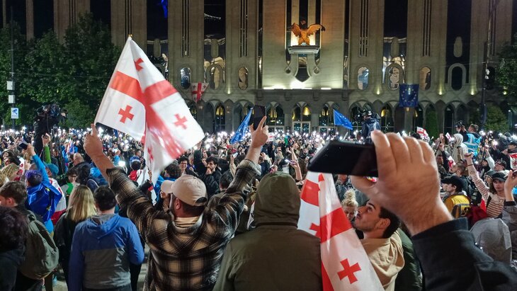 Оппозиция в Грузии начнет уличные протесты из-за результатов выборов