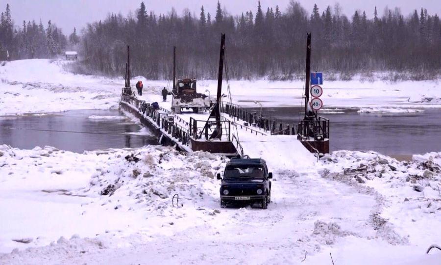 Переправы в деревни под Архангельской областью, которые оказались отрезаны от большой земли, будут восстановлены