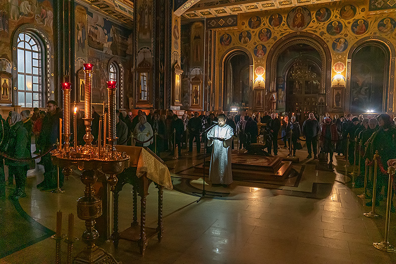 Накануне воскресного дня Правящий Архиерей возглавил служение всенощного бдения