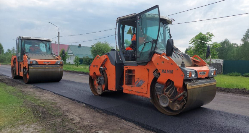 В селах Собинского района появились новые асфальтированные дороги