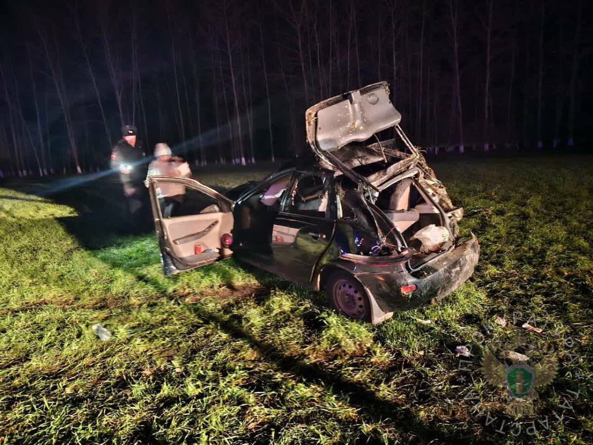 В Татарстане «Лада» с 19-летней девушкой за рулем вылетела с трассы, пассажирка погибла