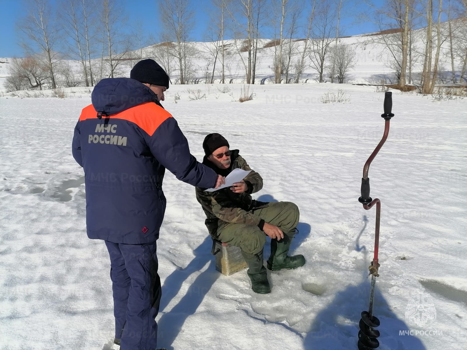 В Республике Алтай завершился первый этап межведомственной акции «Безопасный лед»