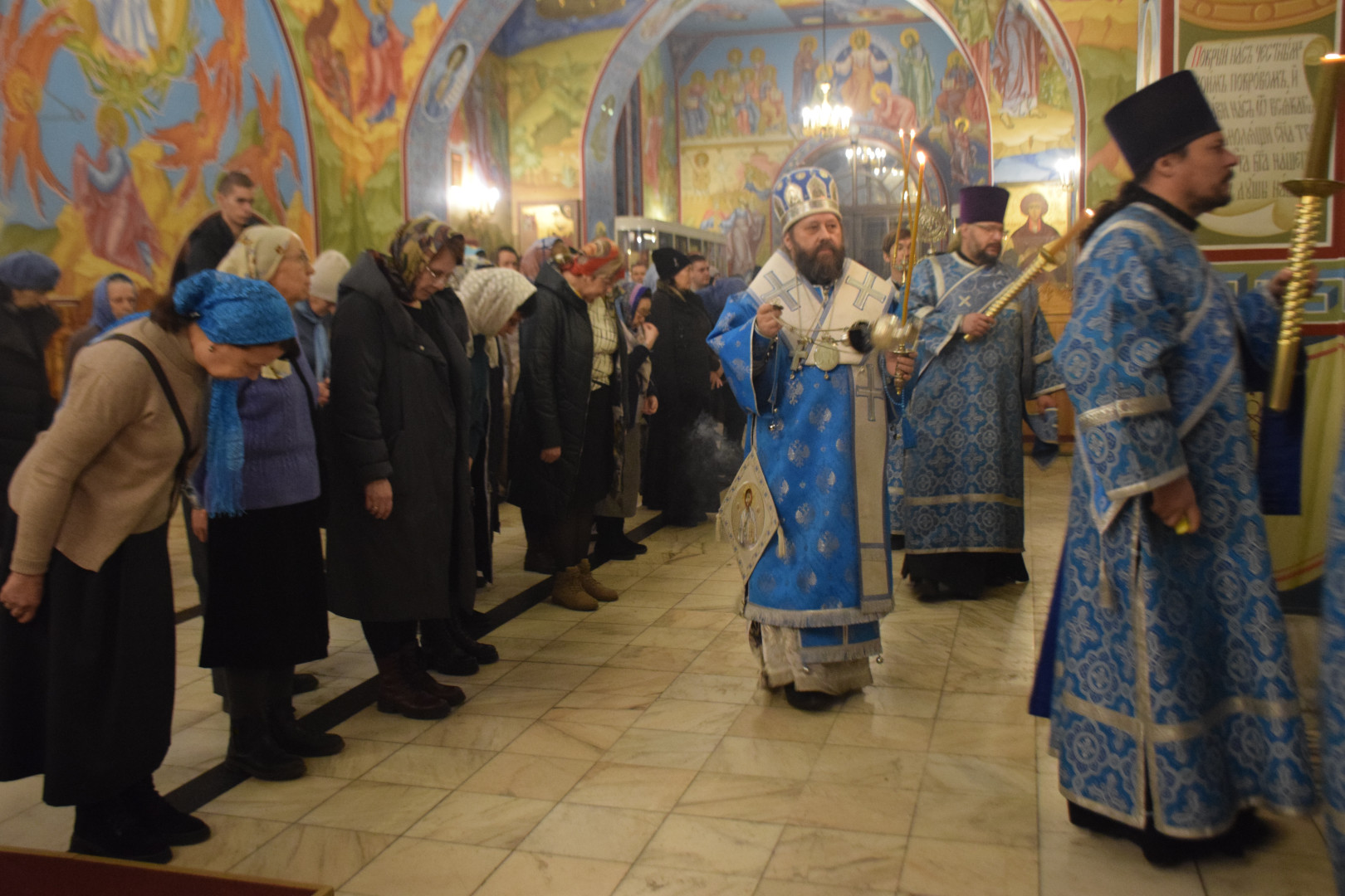 Всенощное бдение накануне праздника Введения во храм Пресвятой Богородицы