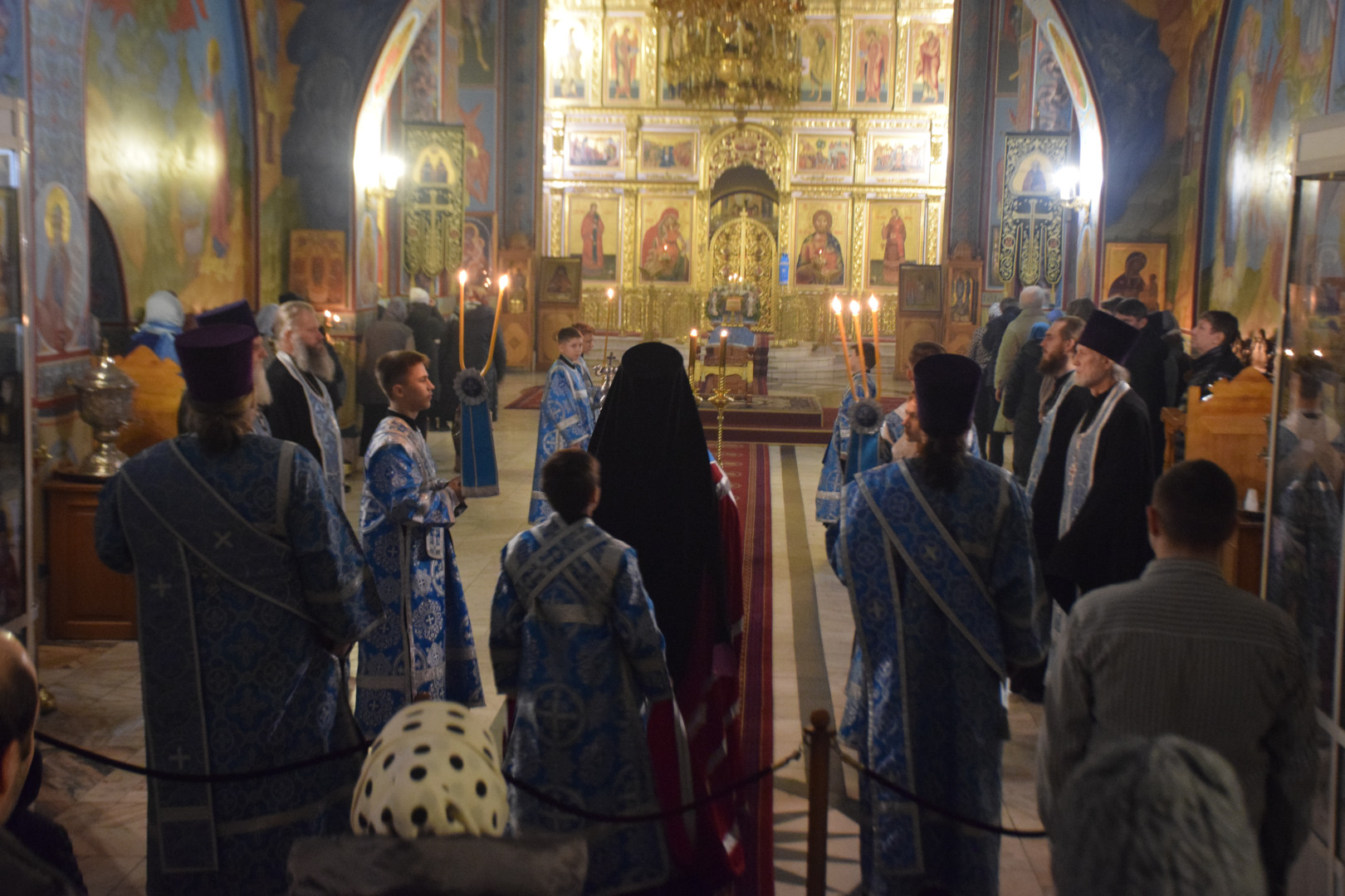 Всенощное бдение накануне праздника Введения во храм Пресвятой Богородицы