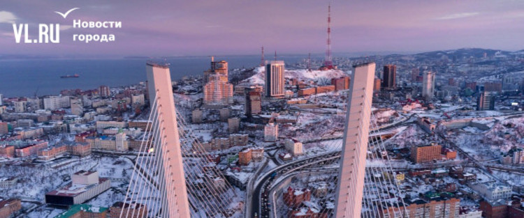 Сегодня во Владивостоке облачно и до -6°C